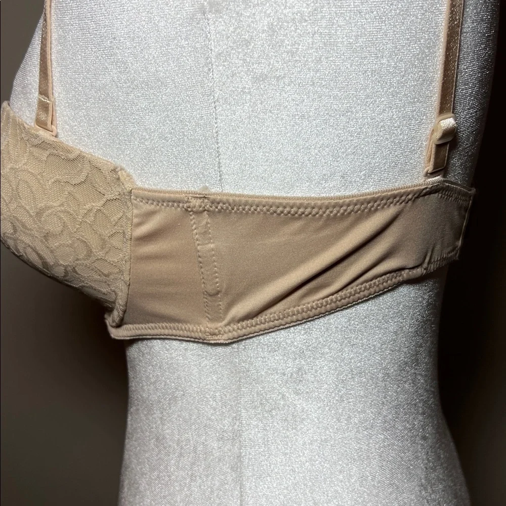 Maidenform Lace Underwire Balconette Bra - Beige Size B36  Convertible multi-way
